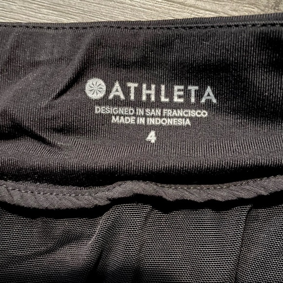 Athleta Black Shorts with Zippered Pockets Nylon and Spandex - Picture 3 of 10